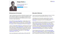 Desktop Screenshot of angusdavis.com